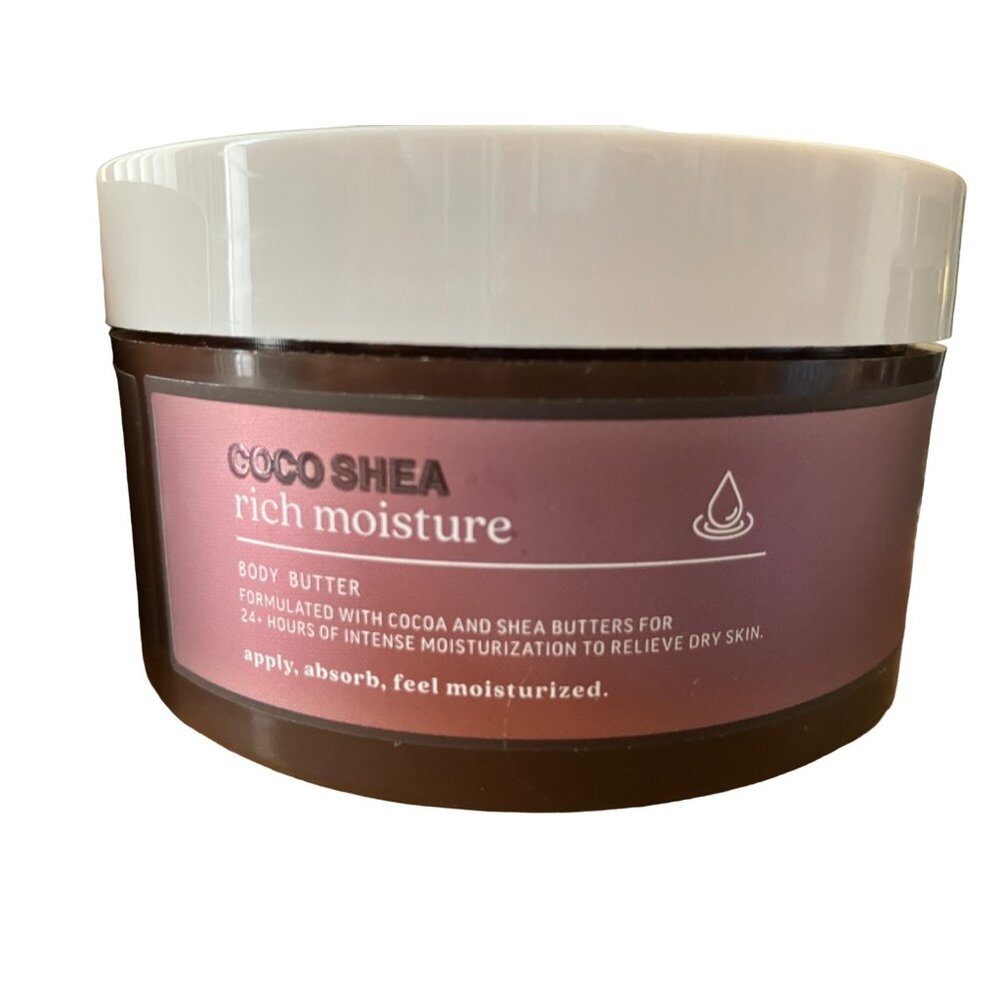 Bath & Body Works COCOA SHEA RICH MOISTURE Body Butter 6.5 Ounce Moisturizer NEW